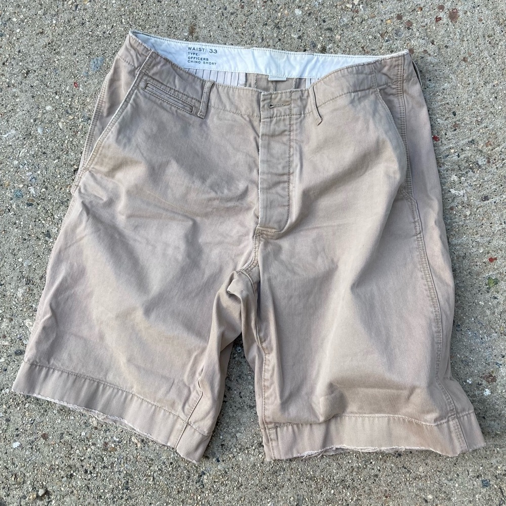J.CREW Officer Chino Short (8" Inseam) - Khaki - Size 33